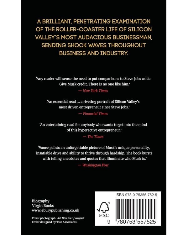 Elon Musk (Ashlee Vance) Илон Маск (Вэнс Эшли) / Книги на английском языке (Ashlee Vance)  (Вэнс Эшли)