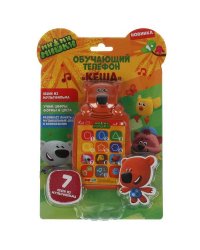 Обучающий телефон "Ми-ми-мишки" кеша. 7 песен из м/ф. учим цифры, формы, цвета. Умка в кор.120шт