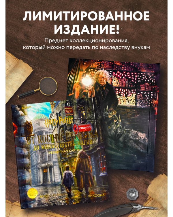 Гарри Поттер. Трехмерная карта Хогвартса и Хогсмида