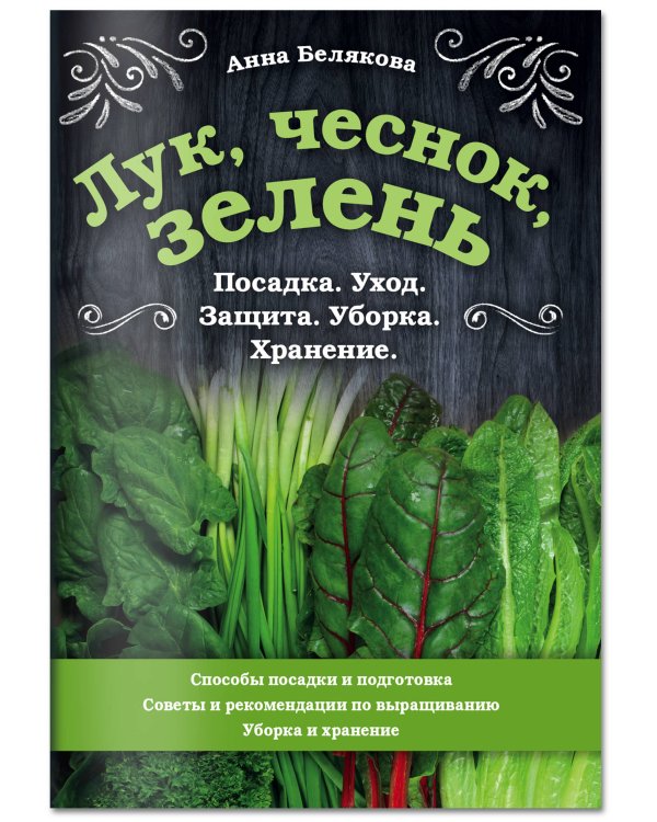 Лук, чеснок, зелень. Посадка. Уход. Защита. Уборка. Хранение