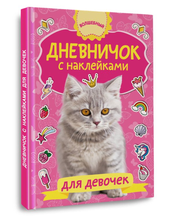 Дневничок с наклейками для девочки