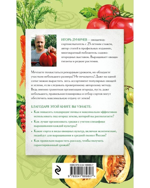 Огород на одной сотке. Как эффективно использовать маленький участок для максимального урожая