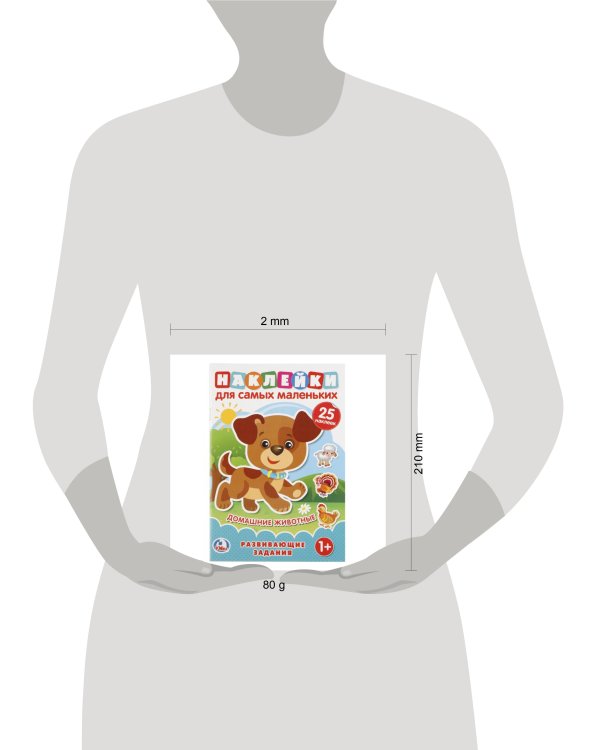 ДОМАШНИЕ ЖИВОТНЫЕ  (АКТИВИТИ А5 С МНОГОРАЗ. НАКЛЕЙКАМИ). ФОРМАТ: 145Х210 ММ. в кор.50шт