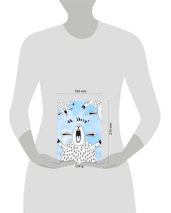 Oh, sheep! Тетрадь школьная в мягкой обложке, 48 л.