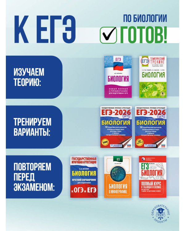 Биология. Краткий справочник для подготовки к ОГЭ и ЕГЭ