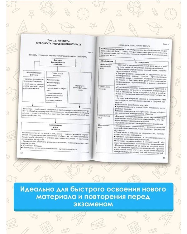 ОГЭ. Обществознание. Полный курс в таблицах и схемах для подготовки к ОГЭ