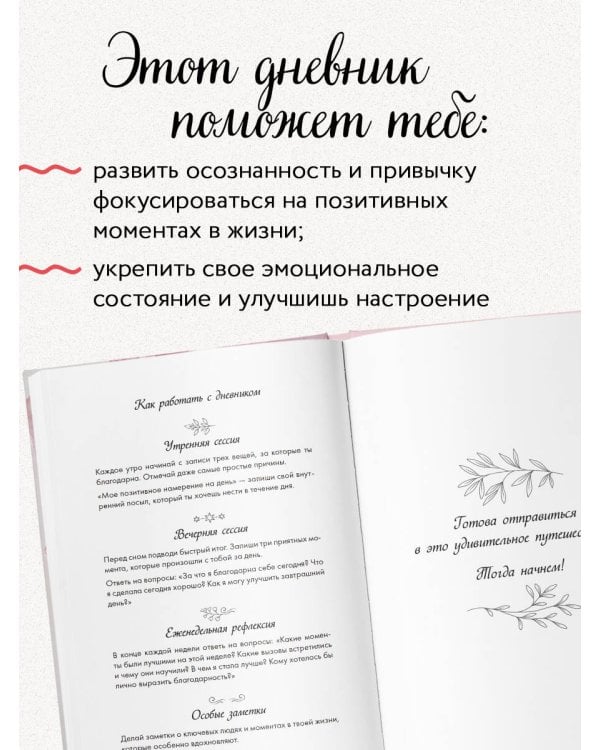 Блокнот благодарности. Красота в каждом мгновении, просто надо научиться ее замечать