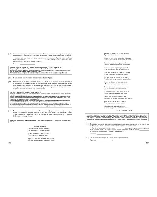 ЕГЭ-2025. Литература. Тренировочные варианты. 30 вариантов