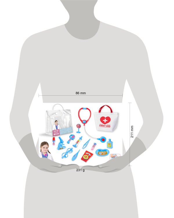 Игровой набор "Сумочка доктора"(14 дет.,цвет микс, в сумке) ( Арт. Y25782001)