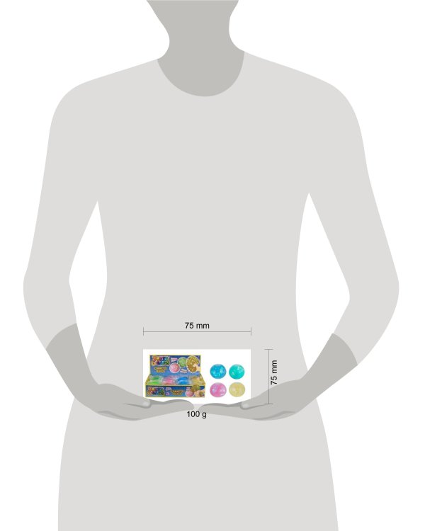 Игрушка из термопластичной резины для детей "Эластичный мяч - Конфети"