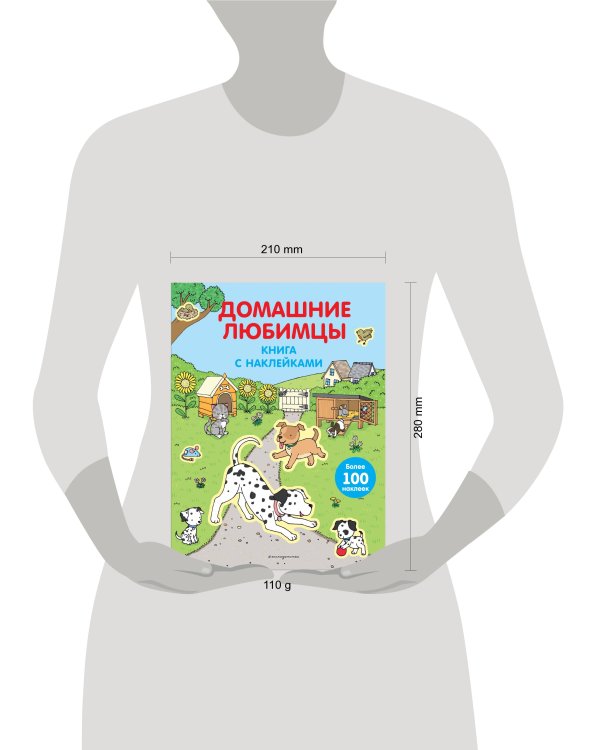 4+ Домашние любимцы (с наклейками)