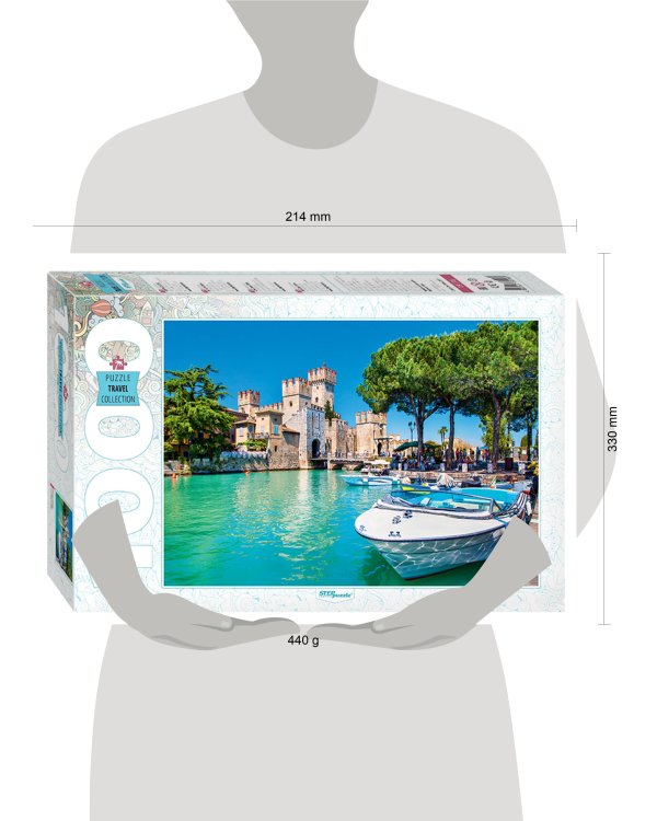 Мозаика "puzzle" 1000 "Озеро Гарда"