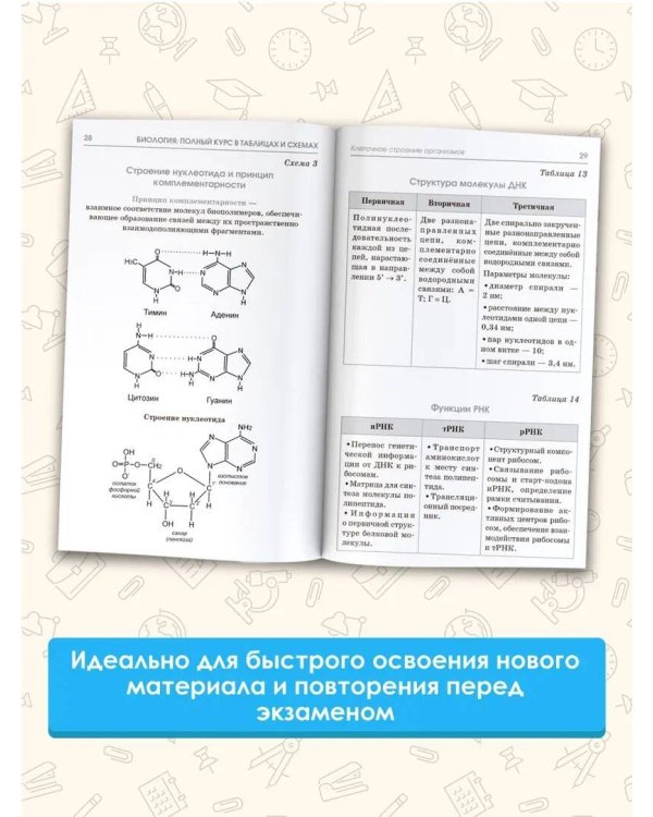 ОГЭ. Биология. Полный курс в таблицах и схемах для подготовки к ОГЭ