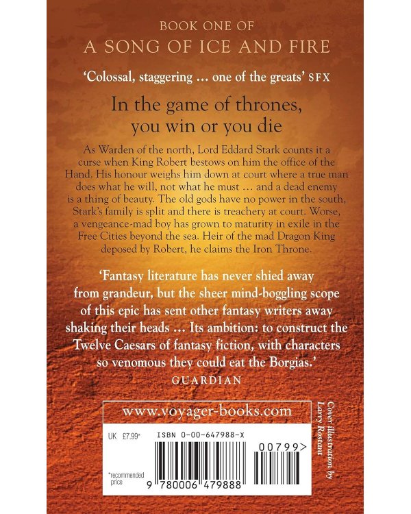 A Game of Thrones Book 1 (George R. R. Martin) Игра Престолов Книга 1 (Джордж Р.Р. Мартин)/ Книги на английском языке