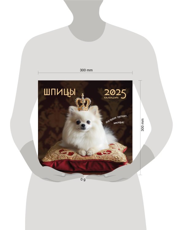 Шпицы. Календарь настенный на 2025 год (300х300)
