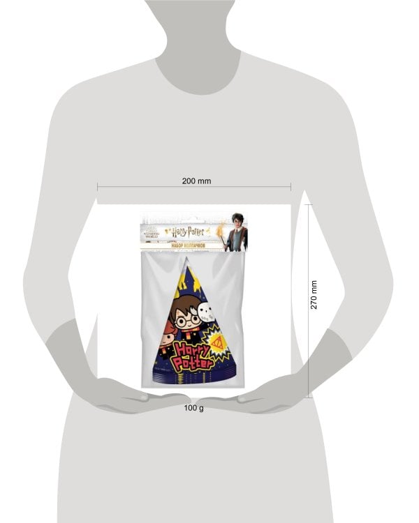 Harry Potter. Набор колпачков, 6 шт (чиби)