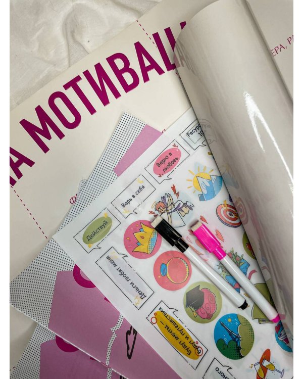Сила мотивации: от мечты к реальности (карта желаний в тубусе)