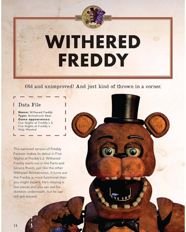 Five Nights at Freddy's: Official Character Encyclopedia Пять ночей у Фредди Официальная энциклопедия персонажей / Книги на английском языке