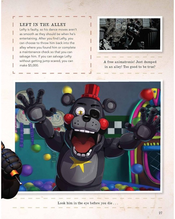 Five Nights at Freddy's: Official Character Encyclopedia Пять ночей у Фредди Официальная энциклопедия персонажей / Книги на английском языке