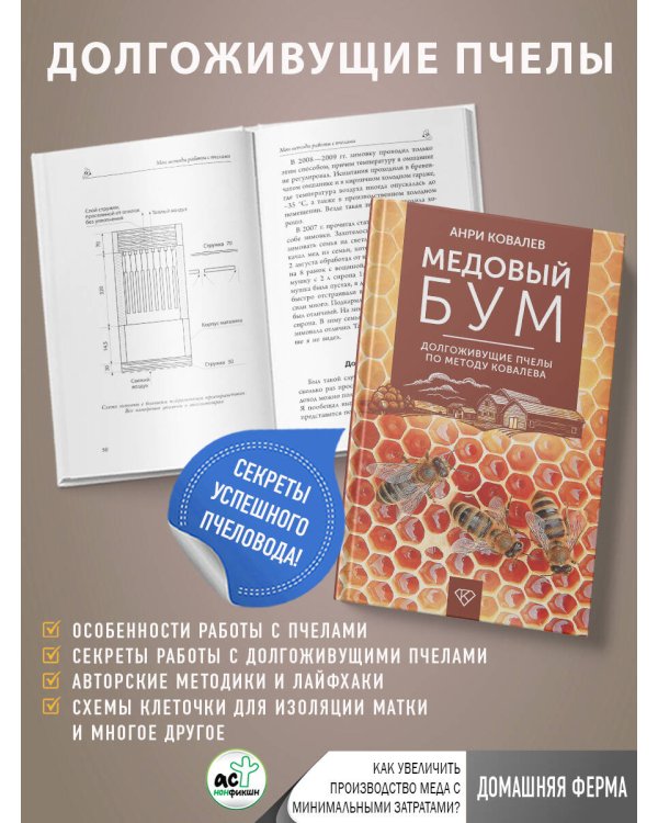 Медовый бум. Долгоживущие пчелы по методу Ковалева