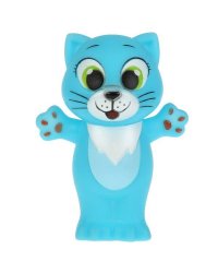 Игрушка для ванны котик 9 см, в сетке, КАПИТОШКА в кор.2*240шт