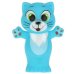 Игрушка для ванны котик 9 см, в сетке, КАПИТОШКА в кор.2*240шт