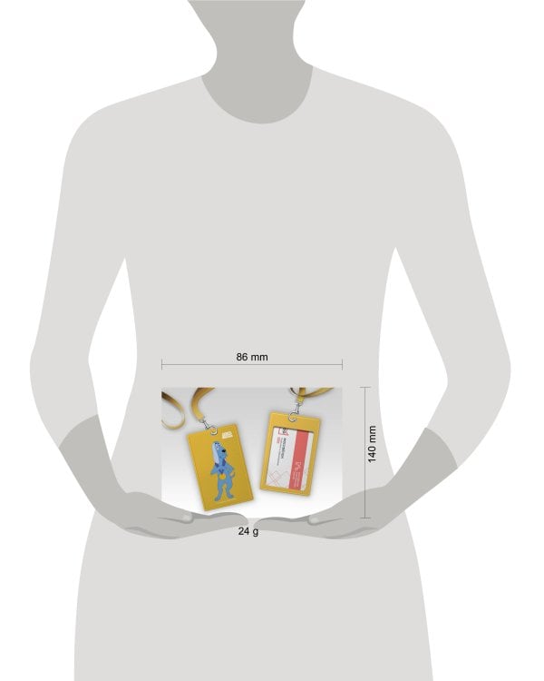 Бременские музыканты. Чехол для карточек (картхолдер) с лентой. Собака