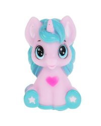 Игрушка для ванны единорожка 9 см, в сетке, КАПИТОШКА в кор.2*240шт