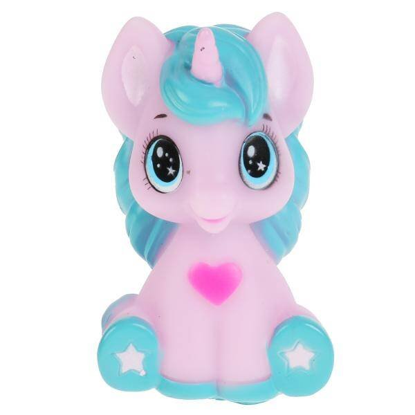 Игрушка для ванны единорожка 9 см, в сетке, КАПИТОШКА в кор.2*240шт