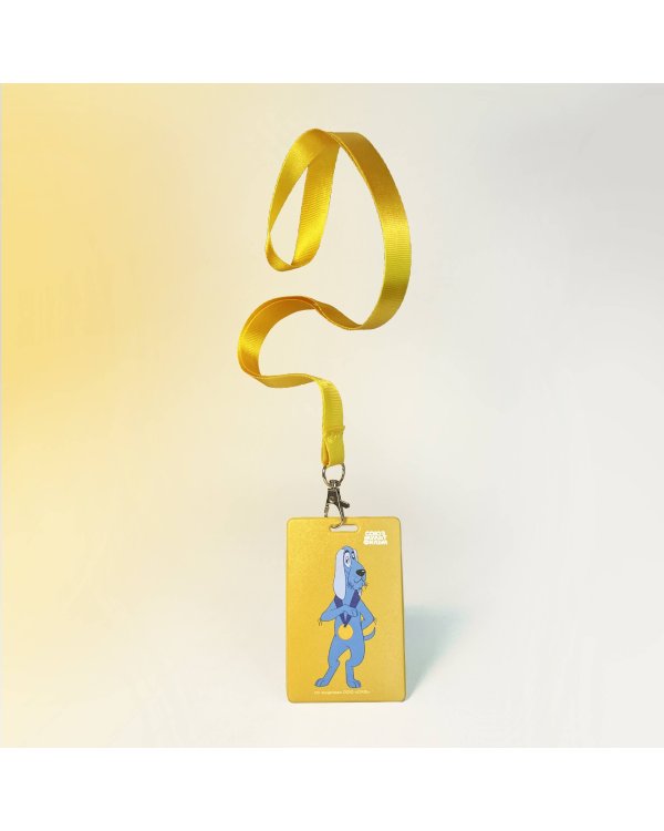 Бременские музыканты. Чехол для карточек (картхолдер) с лентой. Собака