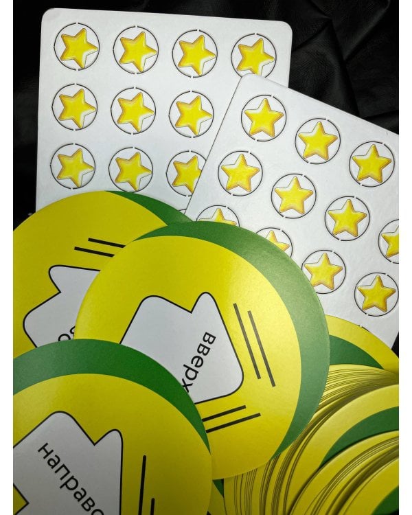 Калейдоскоп букв. Набор развивающих карточек для занятий с детьми от 6 лет