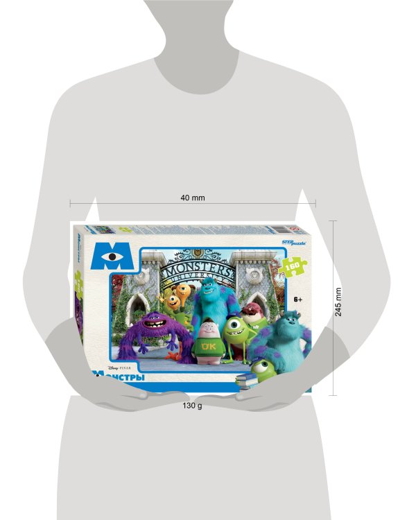 Мозаика "puzzle" 160 "Монстры" (Disney)