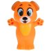 Игрушка для ванны собачка 9 см, в сетке, КАПИТОШКА в кор.2*240шт