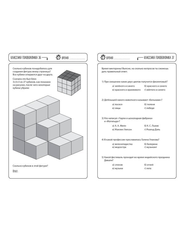 Удивительные головоломки