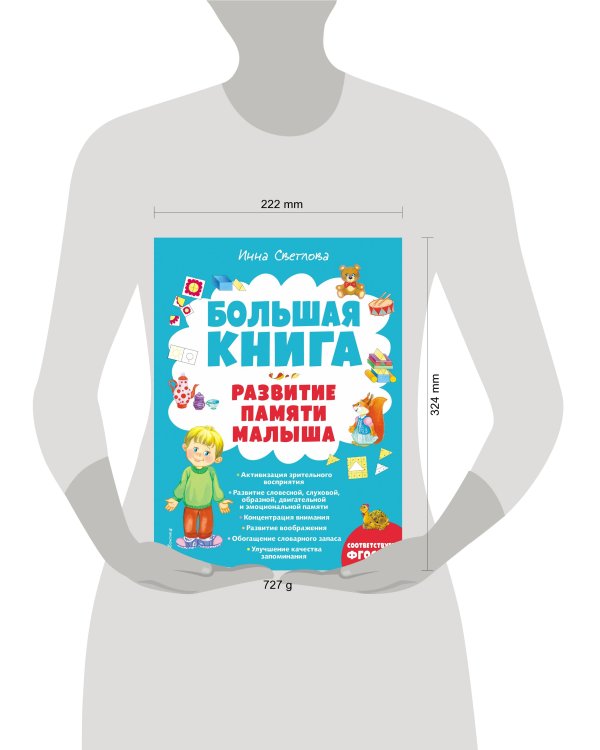 Большая книга. Развитие памяти малыша