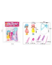 Игровой набор "Юный доктор"(6 дет.,мини куколка , цвет микс, в пакете) ( Арт. Y12558003)