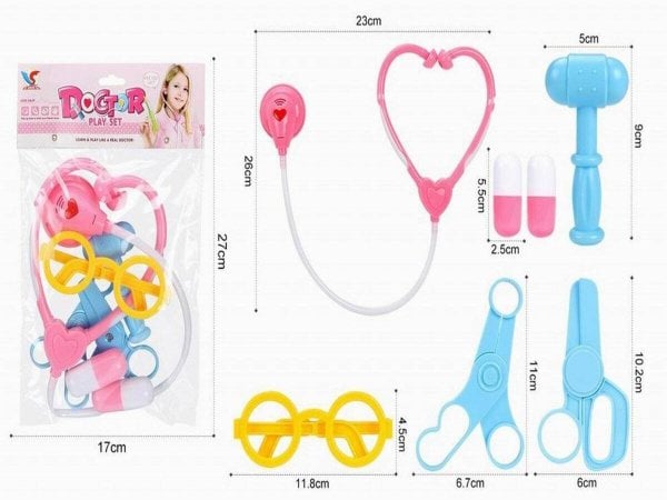 Игровой набор "Юный доктор"(7 дет., цвет микс, в пакете) ( Арт. Y25779001)