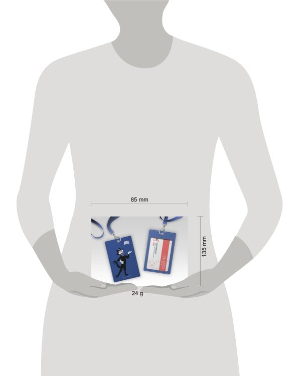 Бременские музыканты. Чехол для карточек (картхолдер) с лентой. Кот