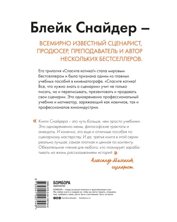 Спасите котика! Все, что нужно знать о сценарии (мягкая обложка)