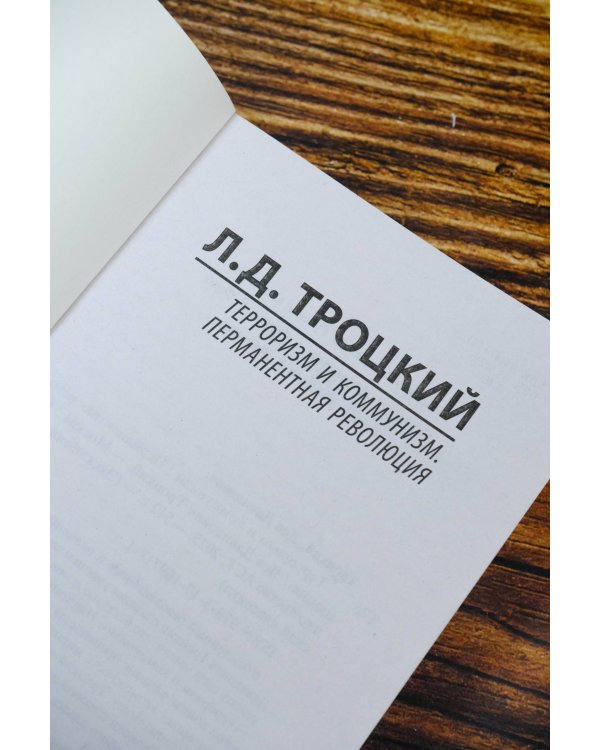 Терроризм и коммунизм. Перманентная революция