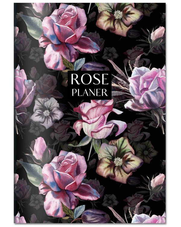 Блокнот-планер недатированный. Rose planer (А4, 36 л., на скобе)
