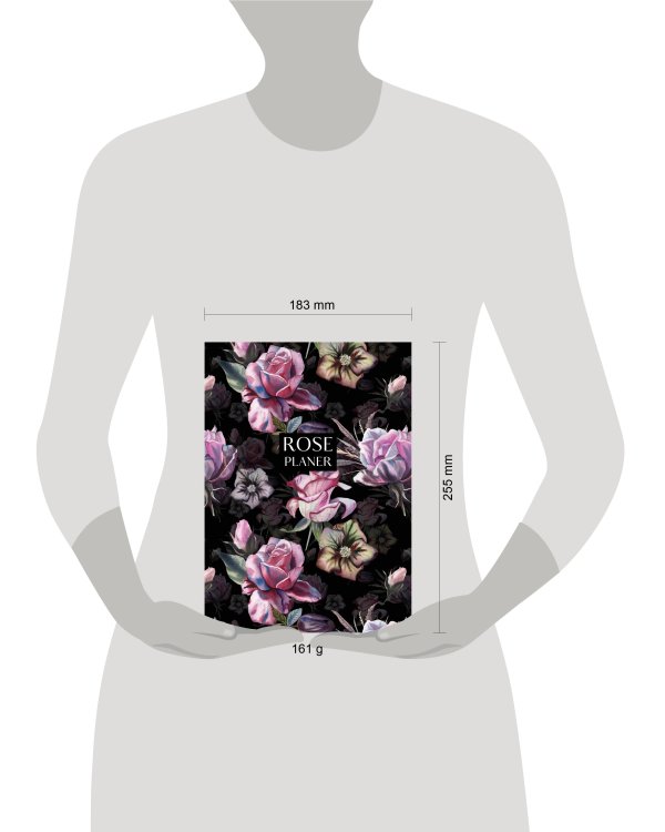 Блокнот-планер недатированный. Rose planer (А4, 36 л., на скобе)