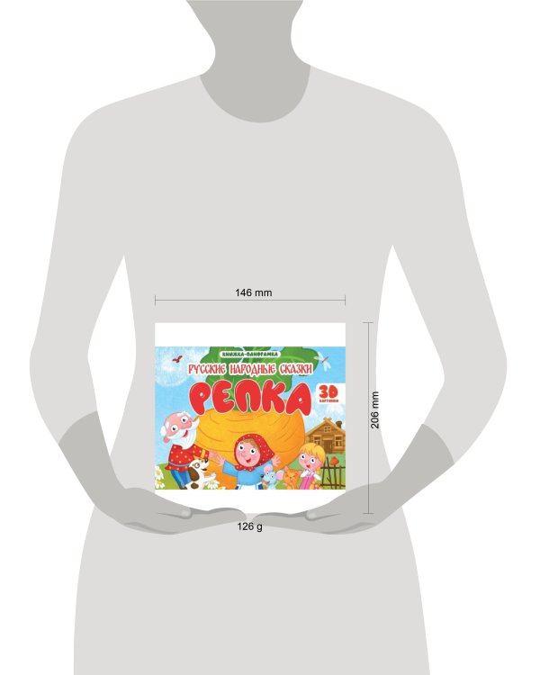 КНИЖКИ-ПАНОРАМКИ 4 разворота 145х203. РЕПКА