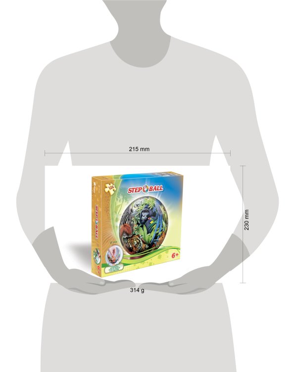 Пазл 108 эл. "Животный мир"(Пазл-шар)