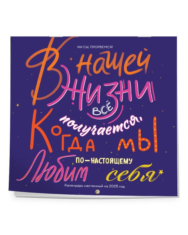 Ни сы, прорвемся! Календарь настенный на 2025 год (300х300)