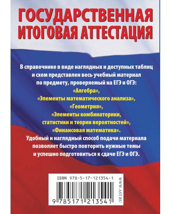 Математика. Краткий справочник в таблицах и схемах для подготовки к ЕГЭ и ОГЭ