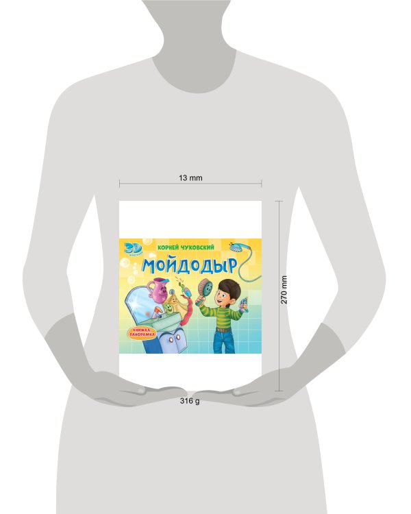 КНИЖКИ-ПАНОРАМКИ 4 разворота. МОЙДОДЫР