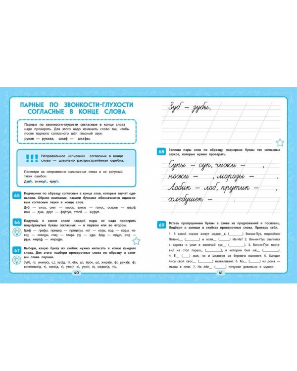 Русский язык. 1 класс. Пишем без ошибок