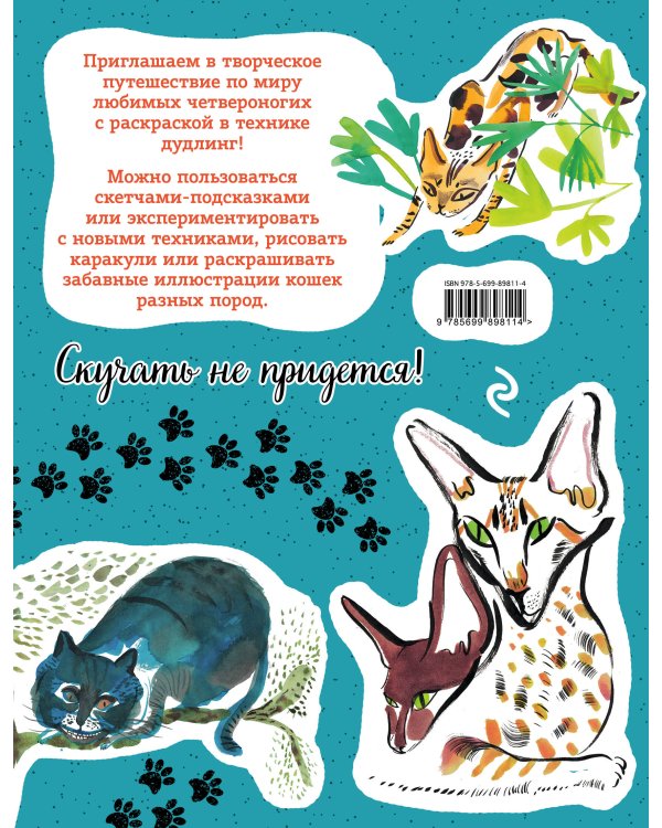 Дудл-кот. Креативный дудлинг и раскраска для любителей кошек всех возрастов