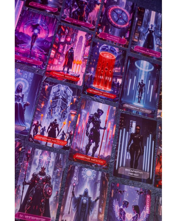 Кибертаро. 78 карт и книга по QR-коду